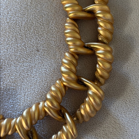 Anne Klein | Gold tone twisted rope weighty necklace - Picture 7 of 8